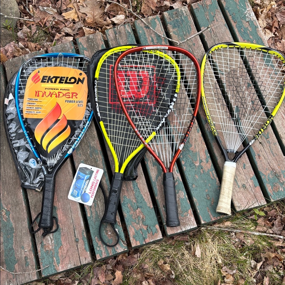Racquetball Rackets Lot of 4